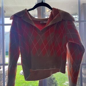 Preppy checkers sweater